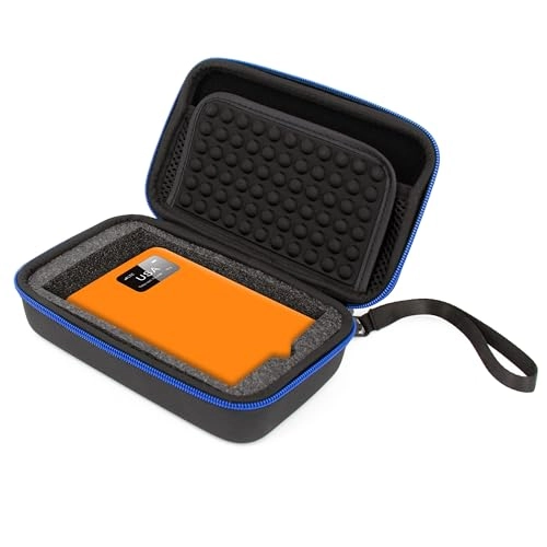 Travel Case - Compatible with RoamWiFi 4G LTE Shock-Absorbing Foam Black