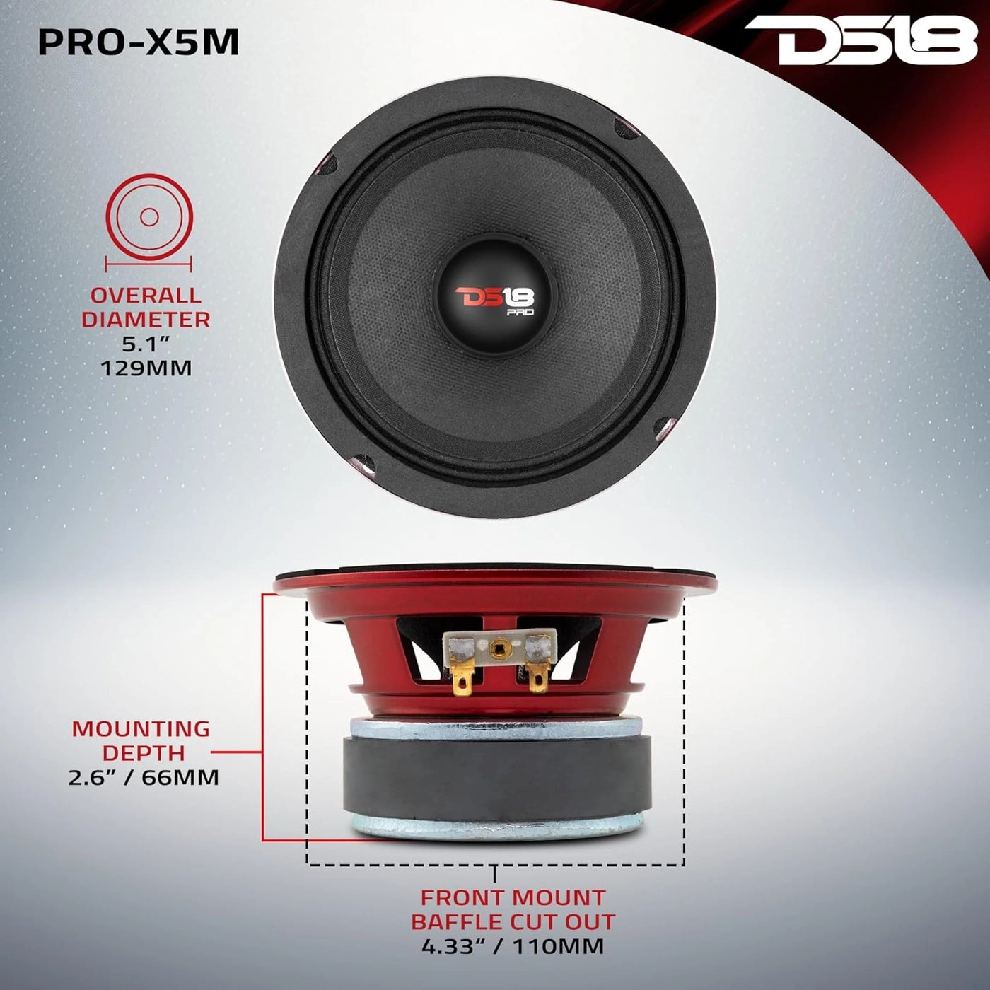 PRO-X5.4BM - 5.25" Midrange