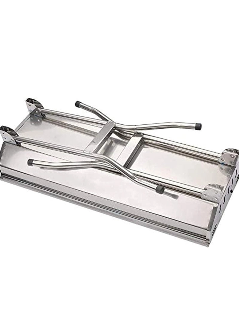 Portable Stainless Steel BBQ Grill - charcoal