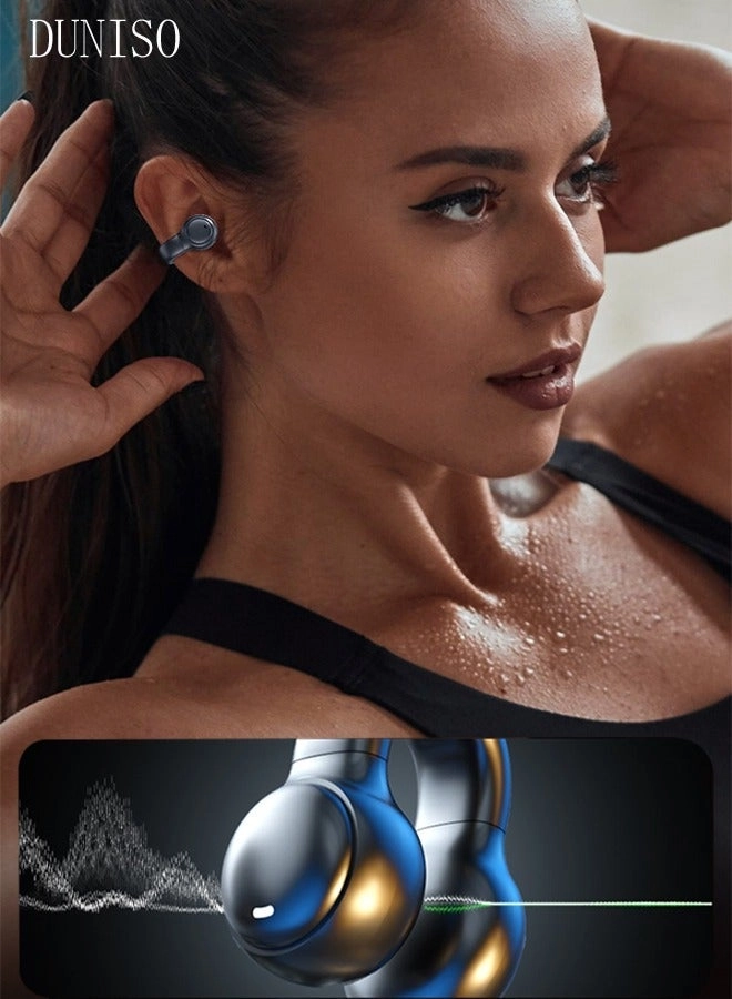 Clip On Bluetooth Earphones Wireless Earbud