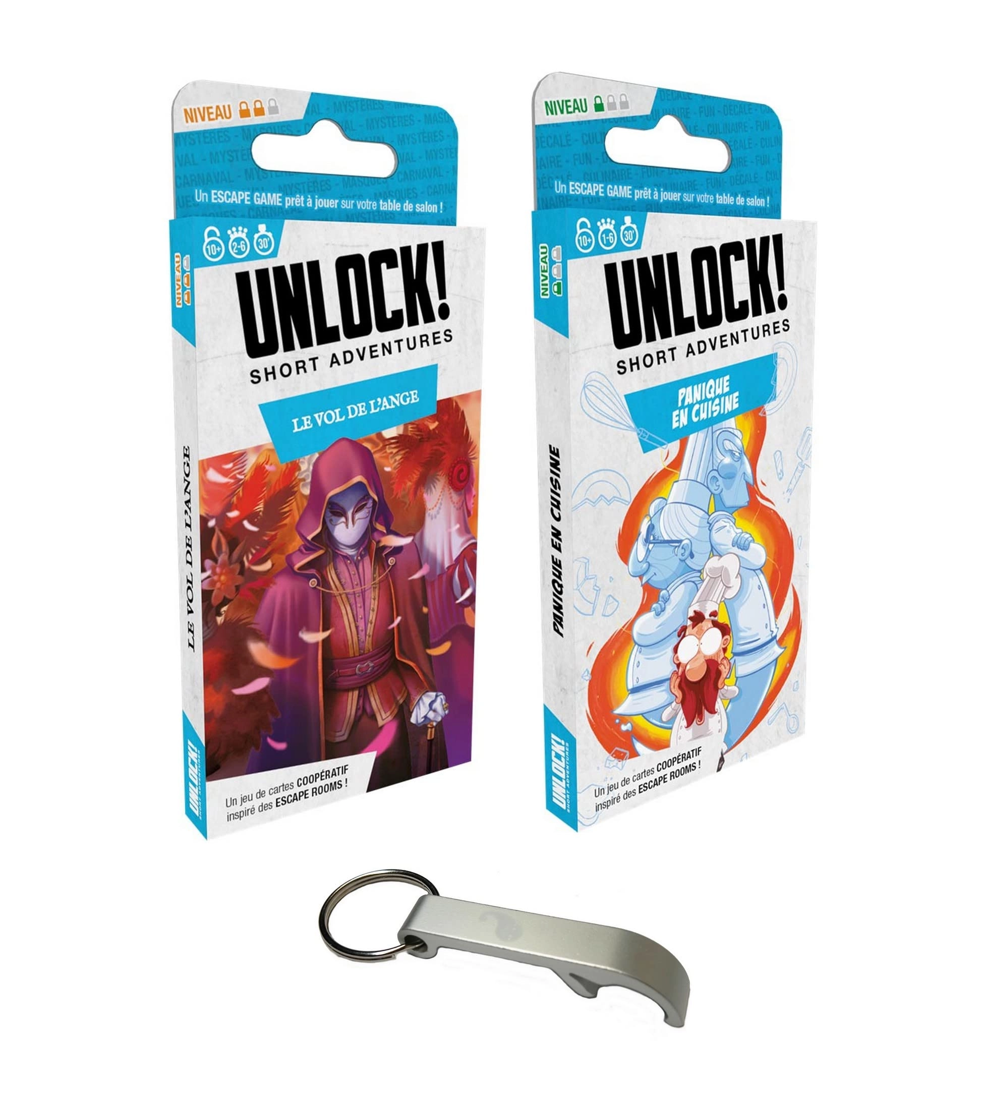 Blumie Shop Unlock!: Angel's Flight + Unlock!: Panic in the Kitchen + Bottle Opener (French)