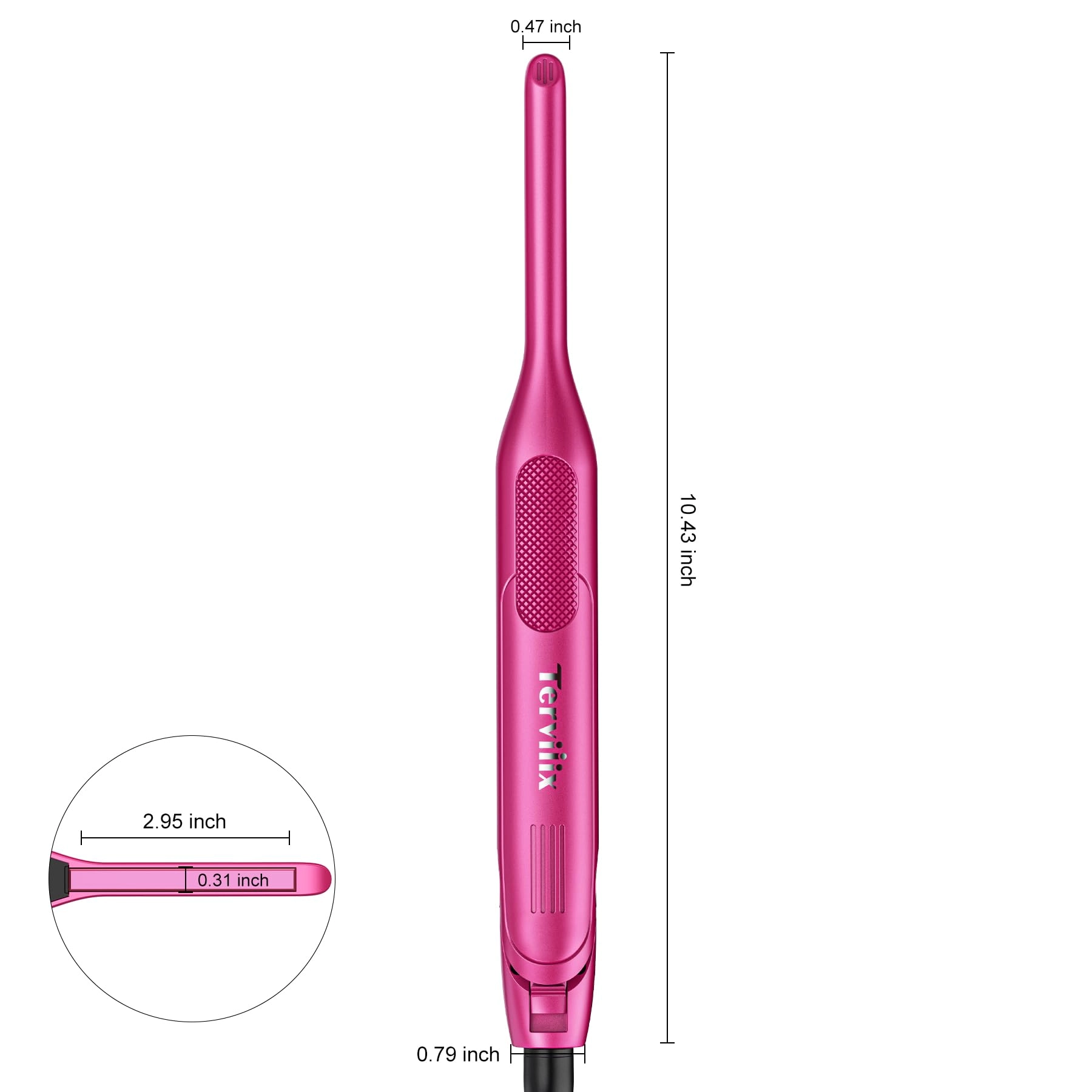Pencil Flat Iron - 3/10 Inch