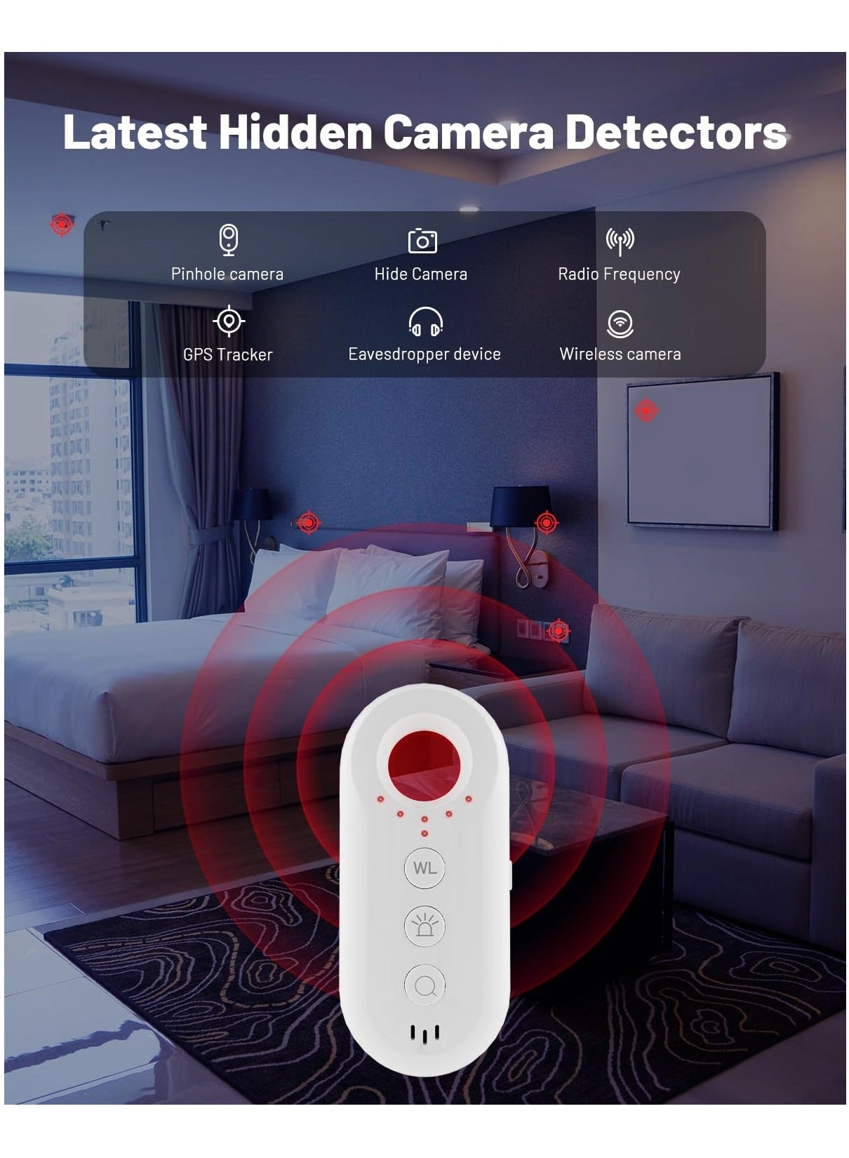 mini spy camera wireless hidden Device detector