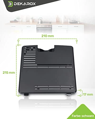 Service Door Flap - plastic black 215 mm