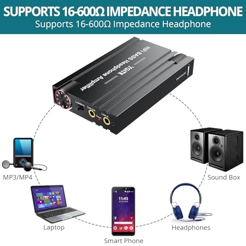 16-600 Headphone Amplifier - Bass Boost Rechargeable