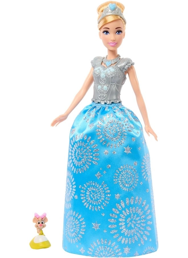 Cinderella Fashion Doll - Royal Fashion Reveal 12 fashions and accessories Set