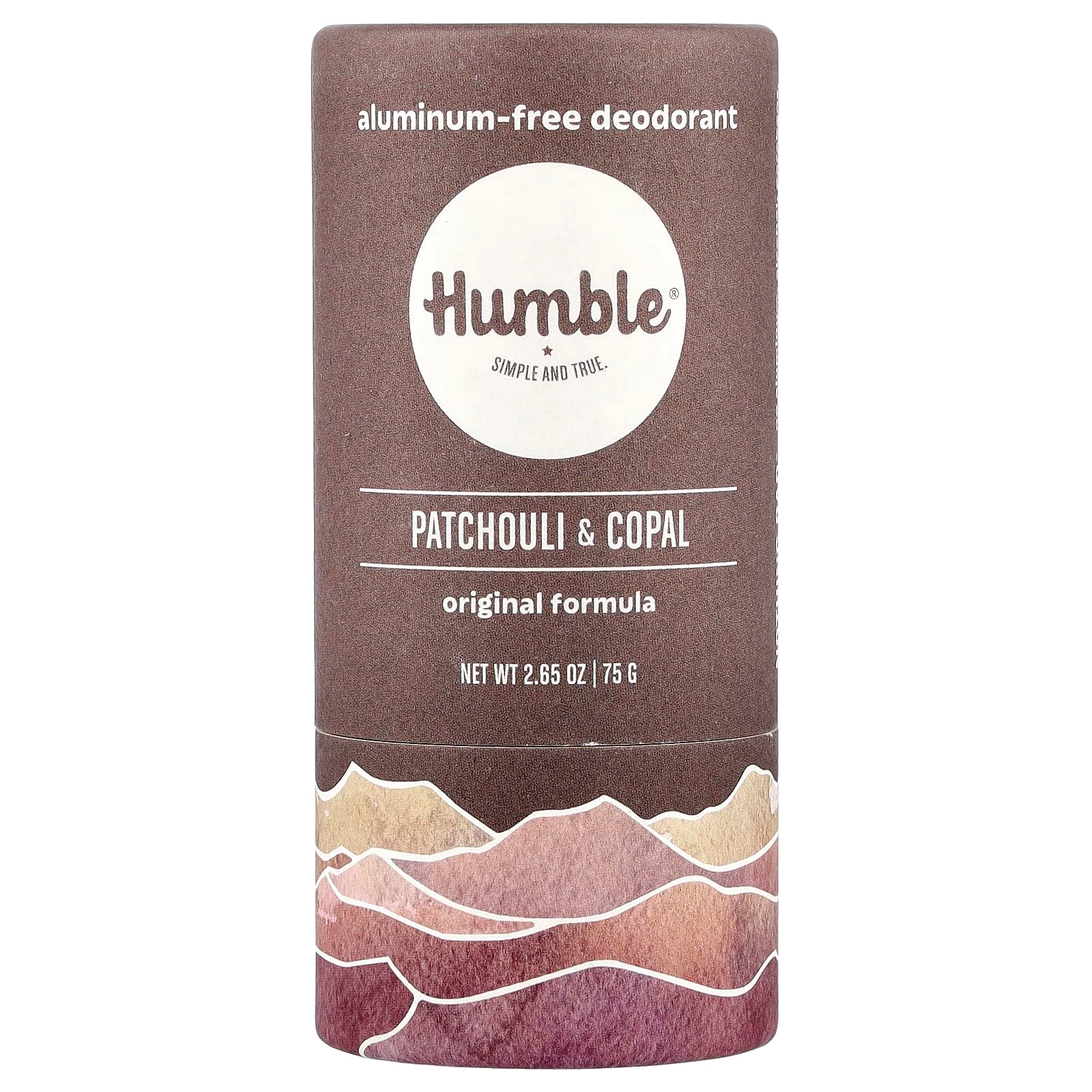 Humble Brands Aluminum Free Deodorant - Patchouli & Copal 75 g