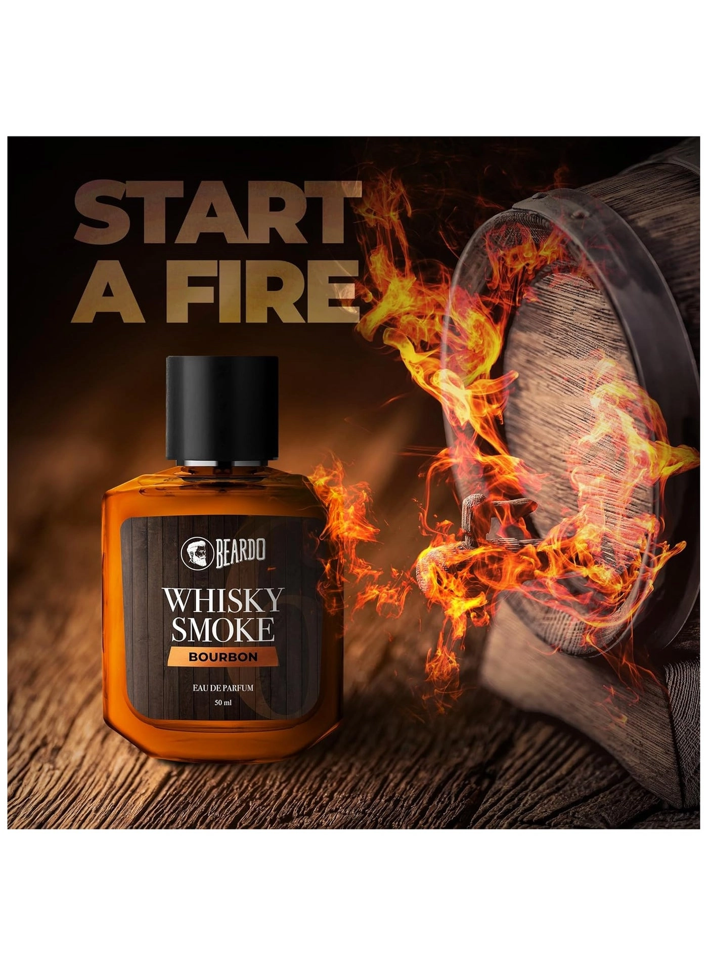 Whiskey Smoke Bourbon Eau de Parfum 50 ml