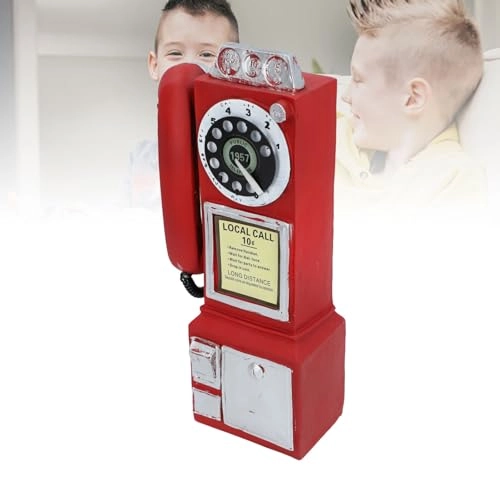 Vintage Wall Mounted Telephone Ornament - Resin