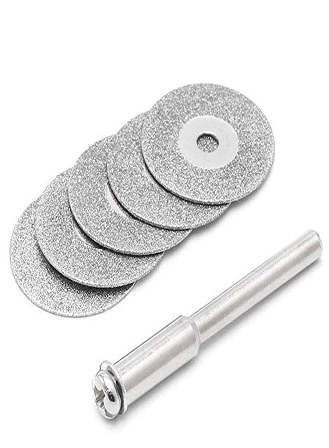 Diamond Discs + Mandrel + Diamonte Cutting Discs + Drill Bit Shank + Rotary Tool Blade + Disc Saw Carv - 3 Sets 25mm