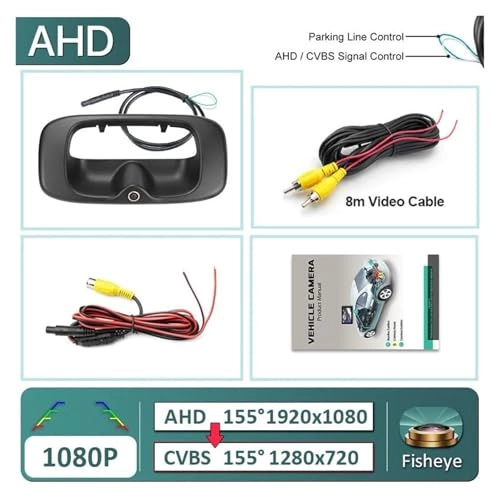 Rear View Backup Camera - Night Vision Wire AHD 1080P