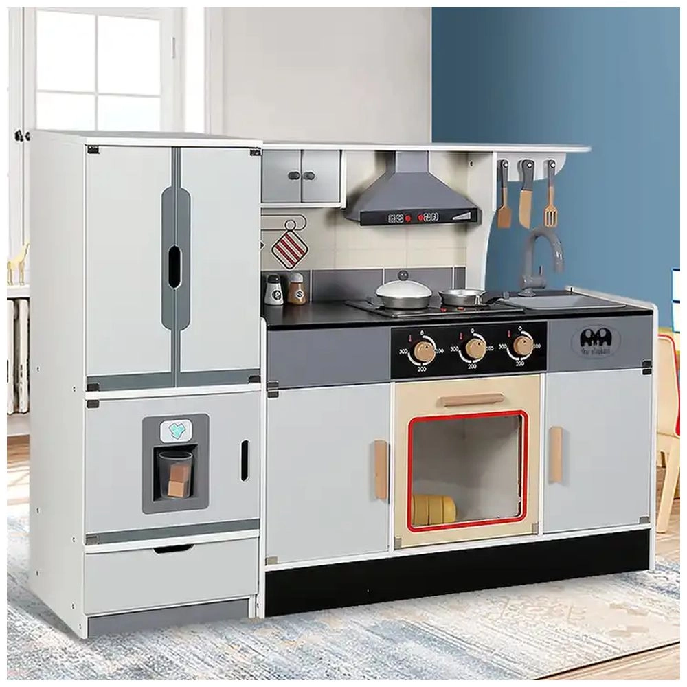 Kids Wooden Toy Kitchen Play Set (5551007-MSN22013)