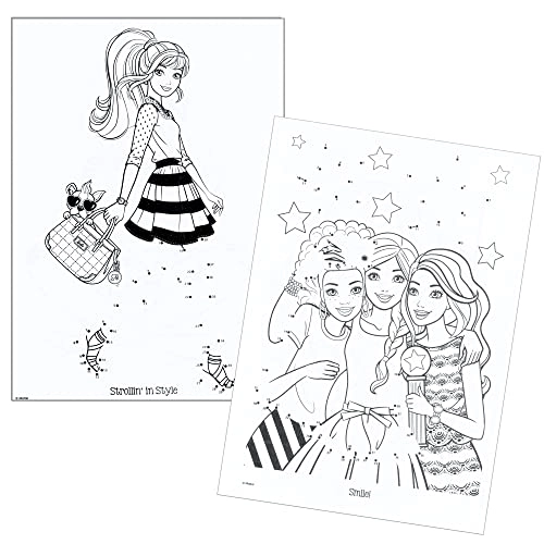 Barbie Funtivity Dot-to-Dot Activity & Coloring Book - 3 years and up 2 pieces