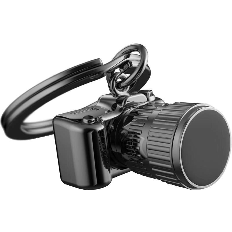 MetalMorphose Camera Keychain - Black Metal