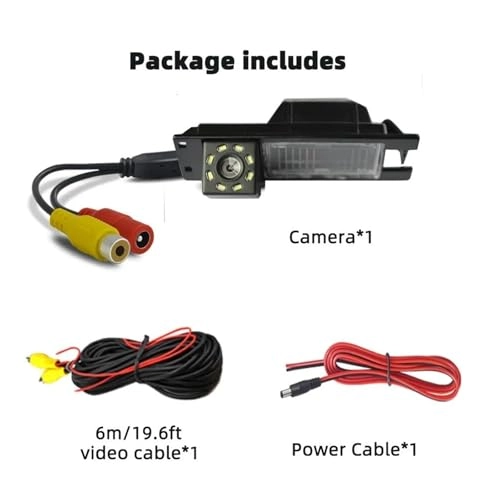 Car Rear View Camera - 8 LED Night Vision 648*480