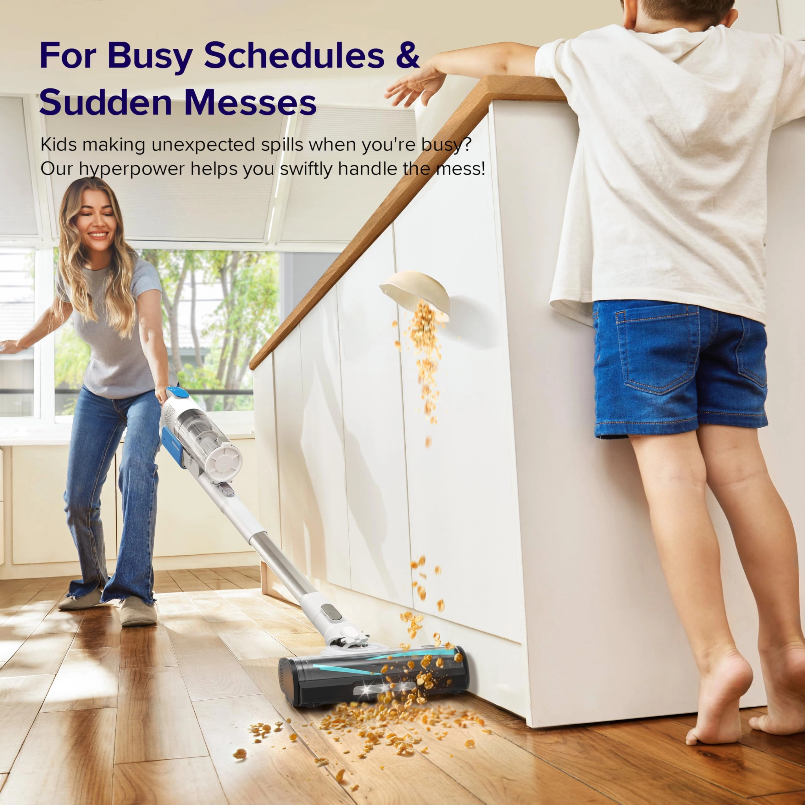 LSV-V201-WUK - Cordless Stick Vacuum Cleaner 50 minutes