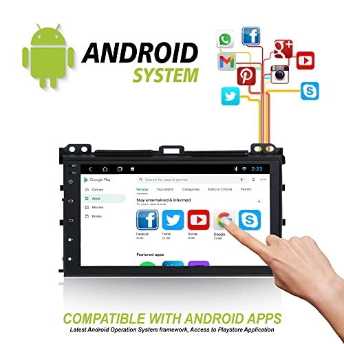 Car Stereo Screen For Toyota Prado - 10.1 Inches