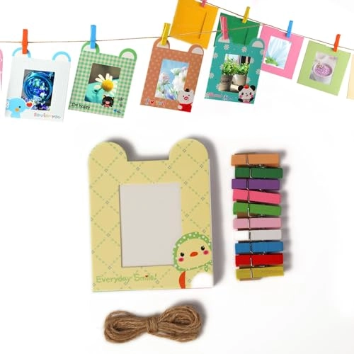 Mini 12 Case - Magic Silver + Mini Photo Album + Color Filters + Wall Hang Frames + Film Frames + Border Stickers + Corner Stickers