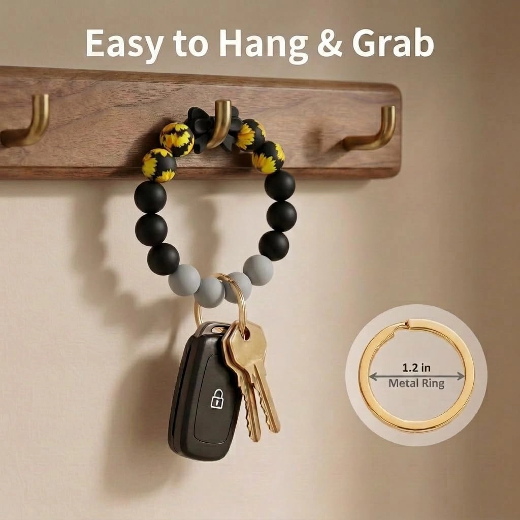 Key Ring Bracelet - Car