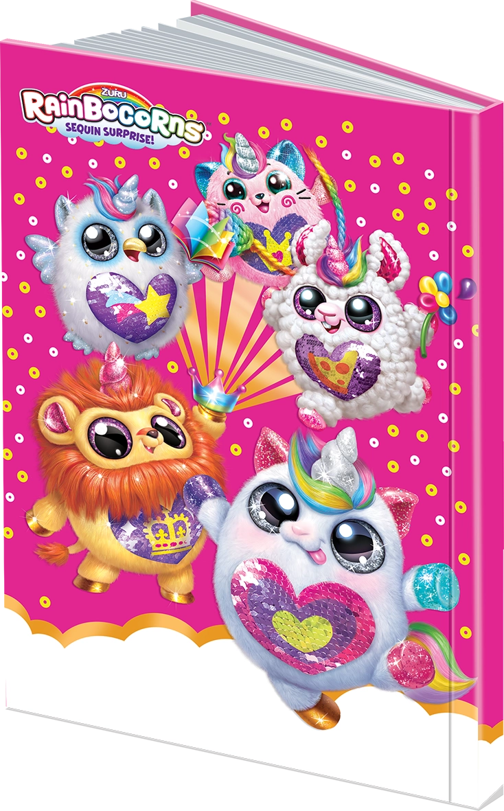 Rainbocorns Arabic Notebook Hardcover - Lined 100 Sheets