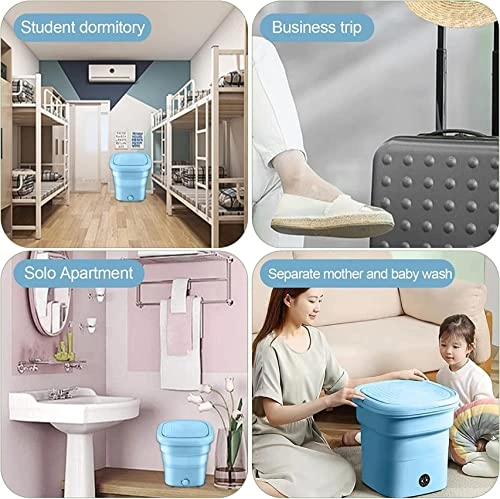 AADECOR Mini Portable Washing Machine