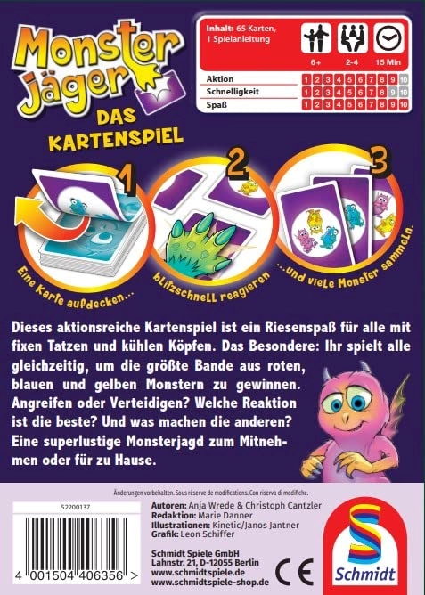 Chass'Monster: Horror - Card Game (French, German)