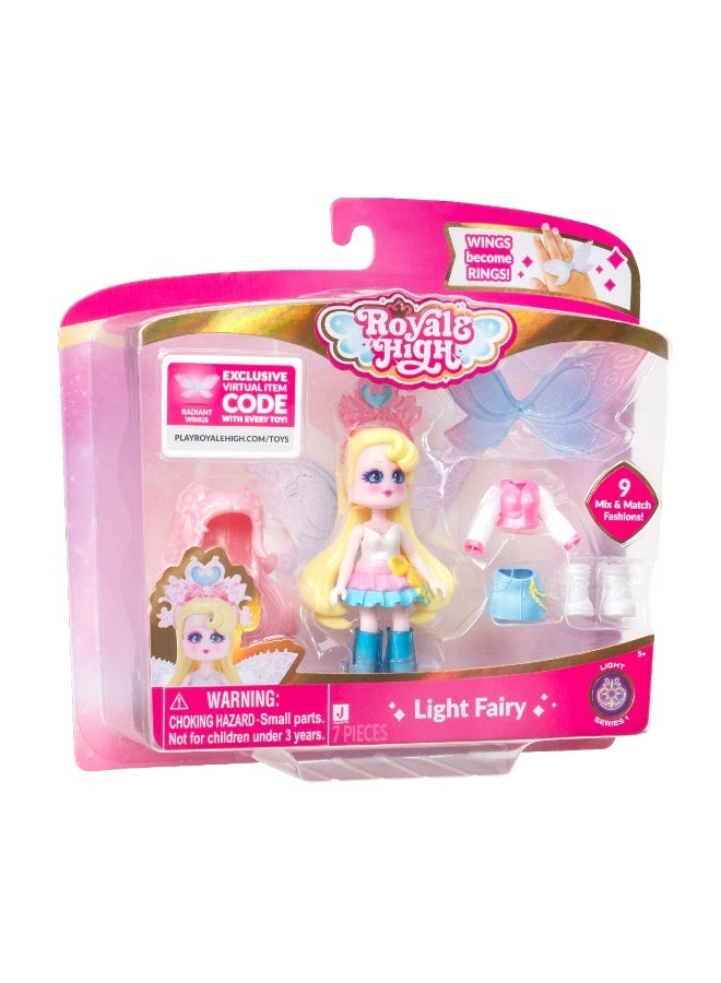 Light Fairy Doll Figure - Core Deluxe 3-Inches Ages 5+