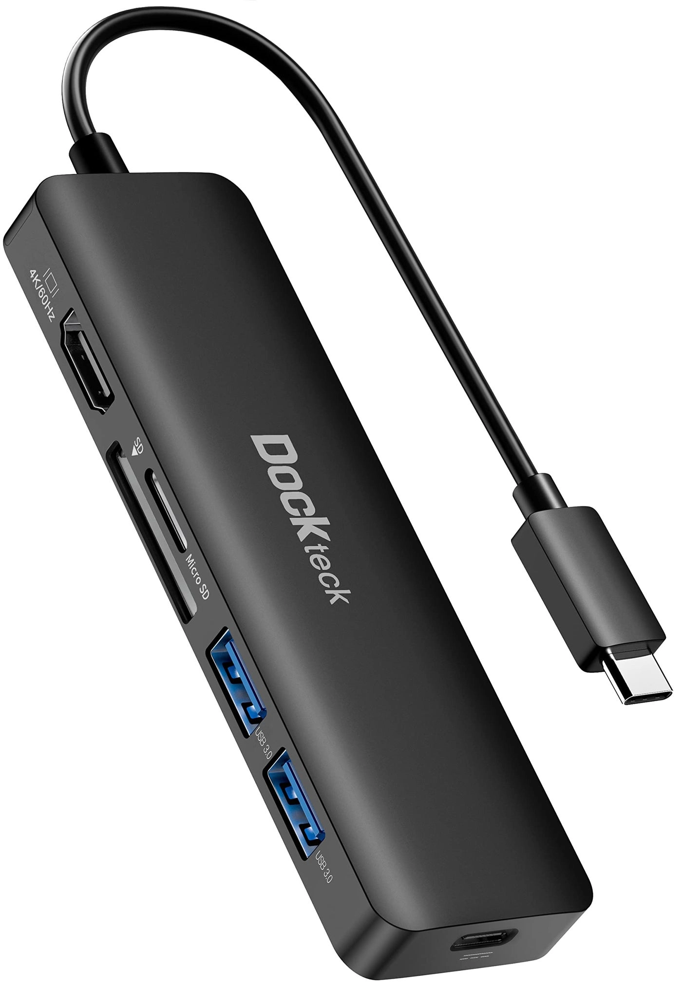 Dockteck USB C Hub - 4K 60Hz 7-in-1
