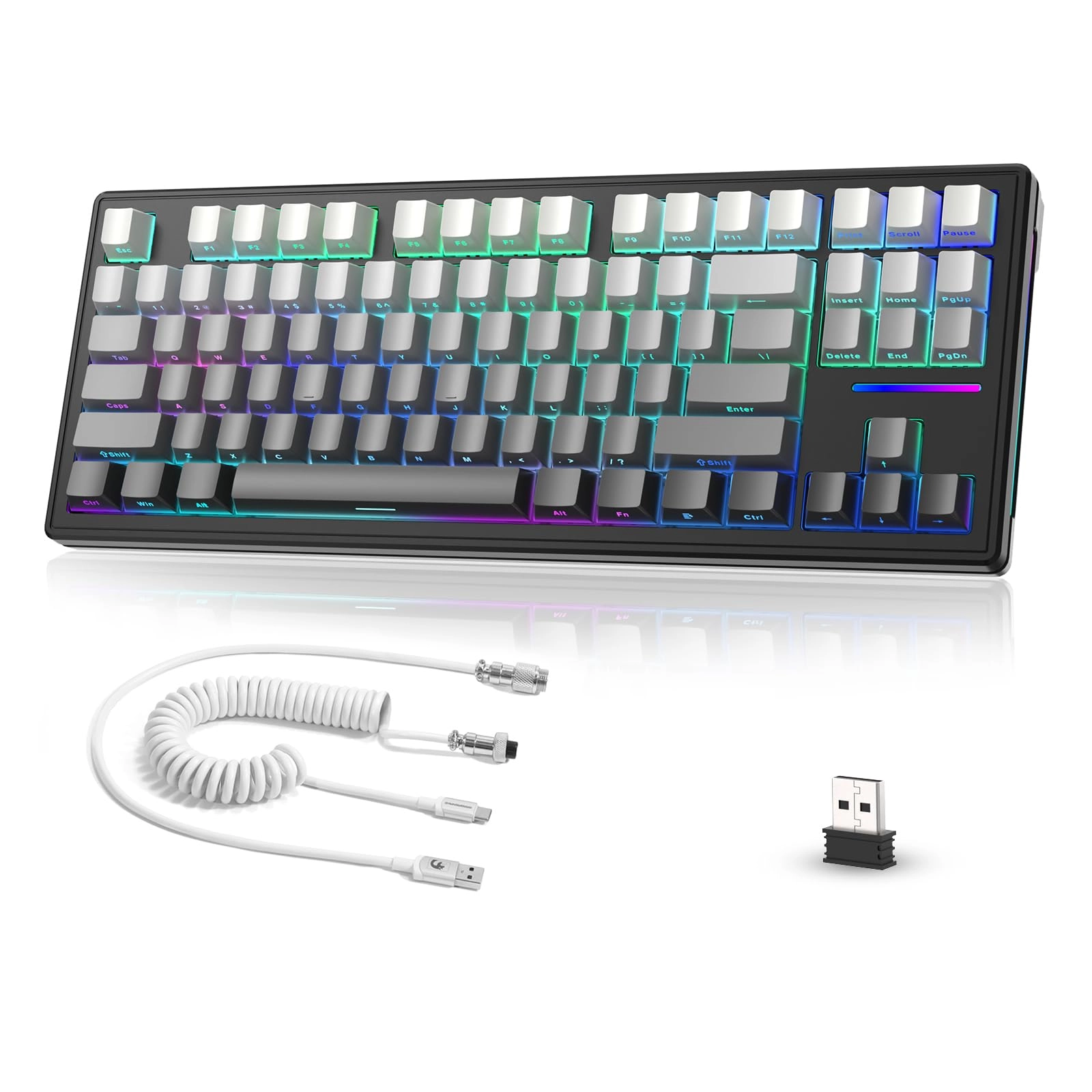 MAMBASNAKE K87 - QWERTY Wired/Wireless