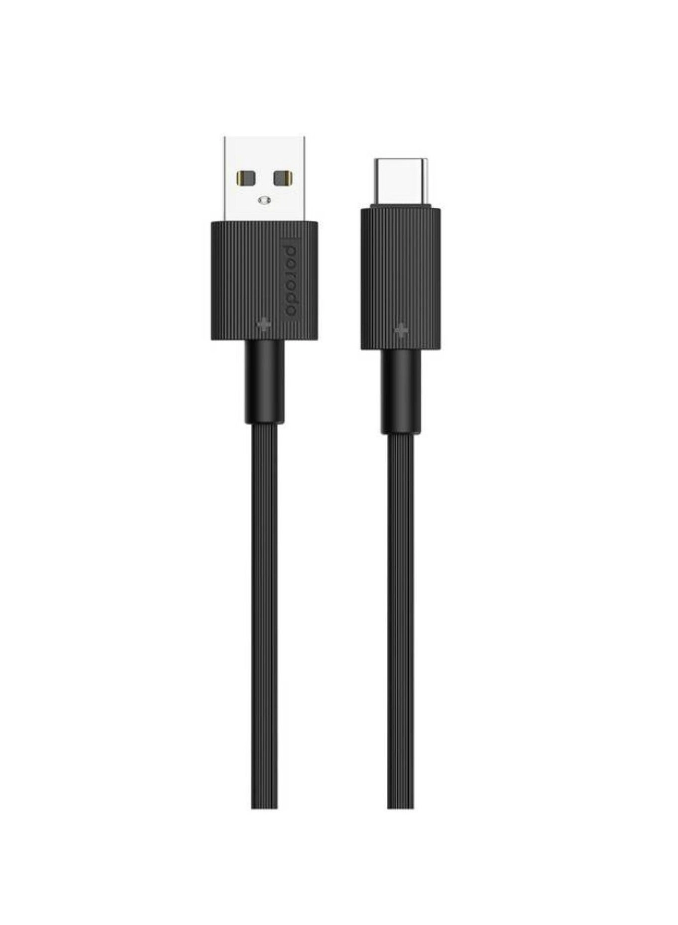 Porodo Charge Cable 480Mbps USB-A to USB-C 1.2m PVC