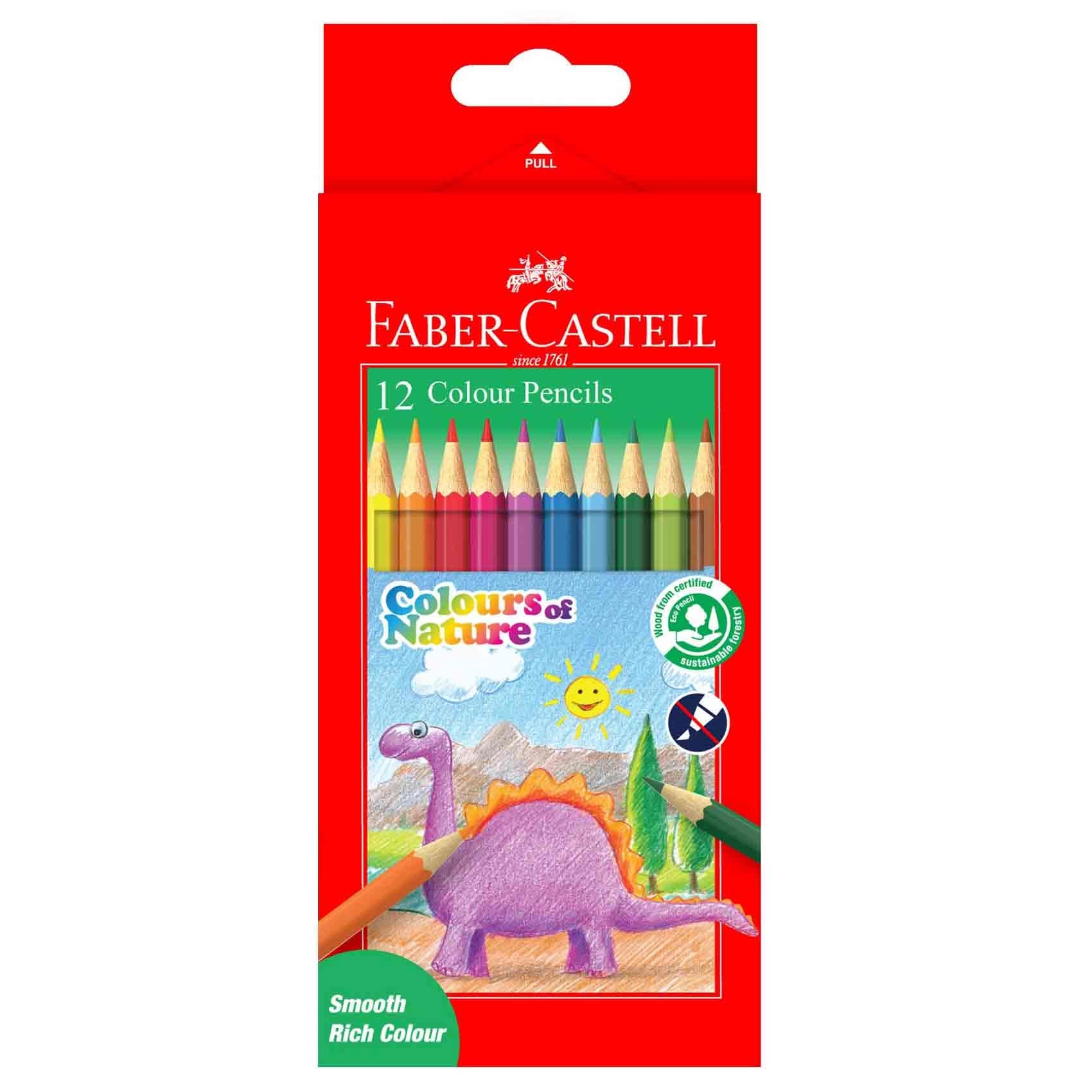Faber-Castell Naturals Colour Pencils - 12 Colours
