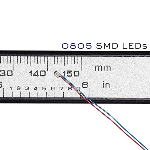 Pre-Wired Micro Blinking LED - 25PCS 0805