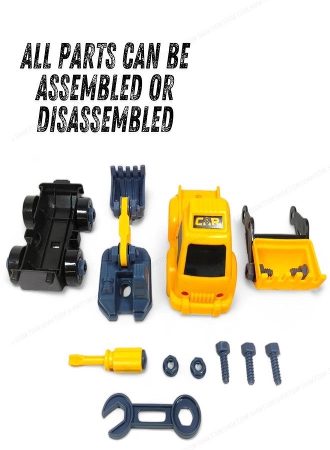 DIY Engineering Vehicle Nut Assembly Model Toy Set - Educational