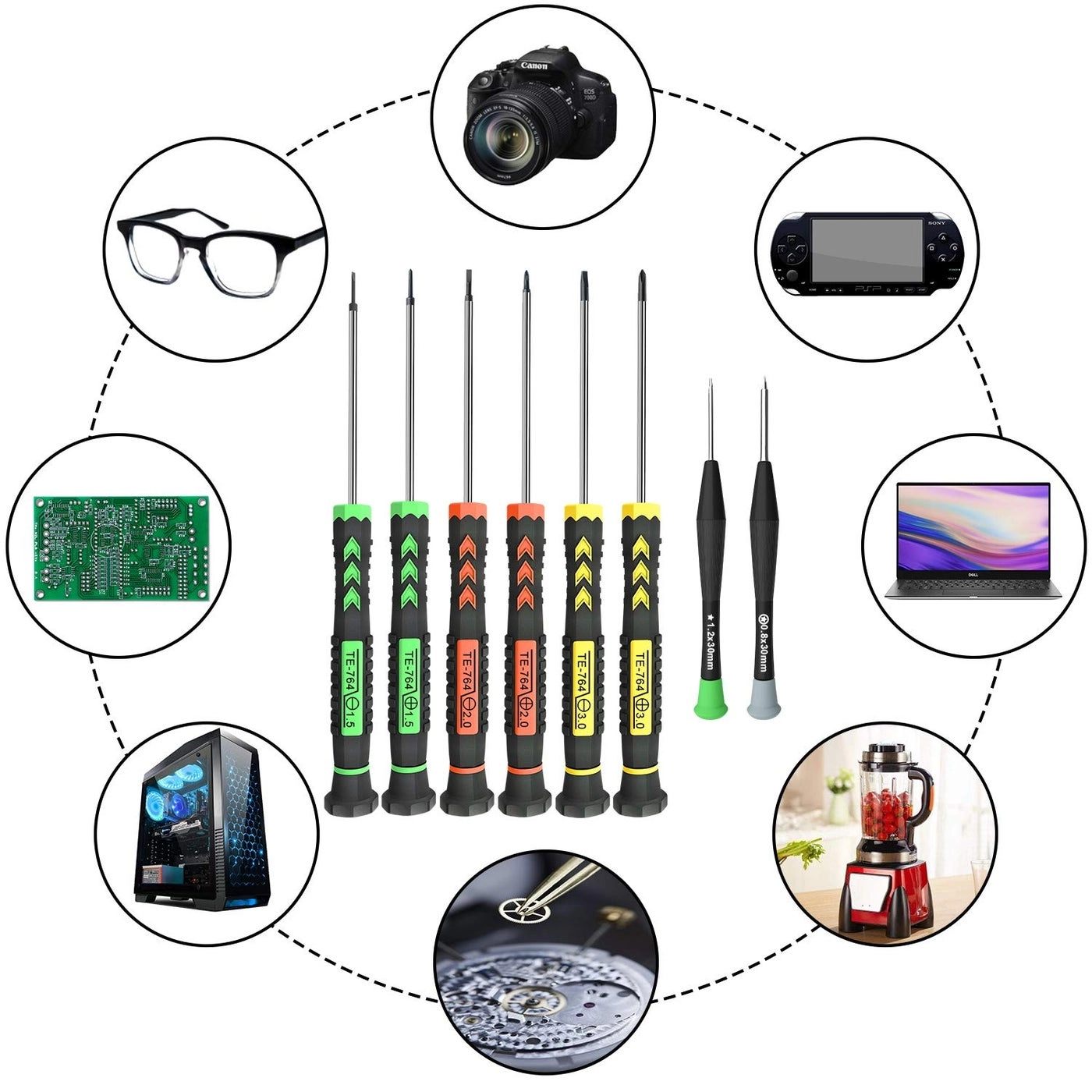Screwdriver Set - 12 Pcs