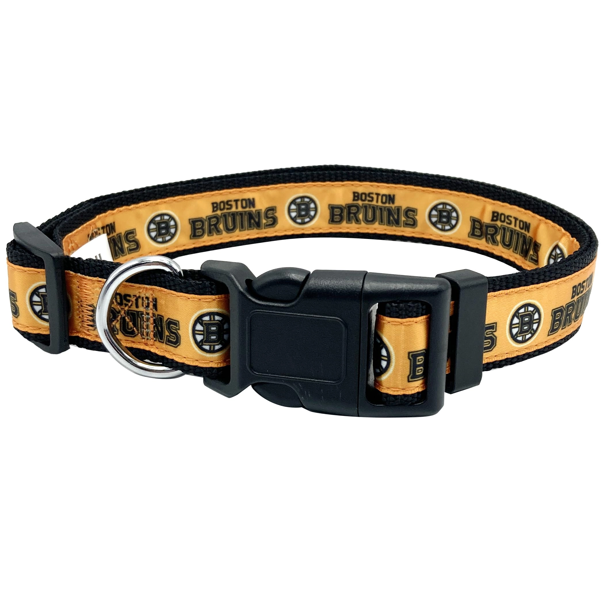 Pets First Boston Bruins Collar - M Dog