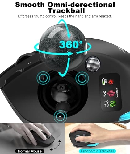 Wireless Trackball Mouse - USB