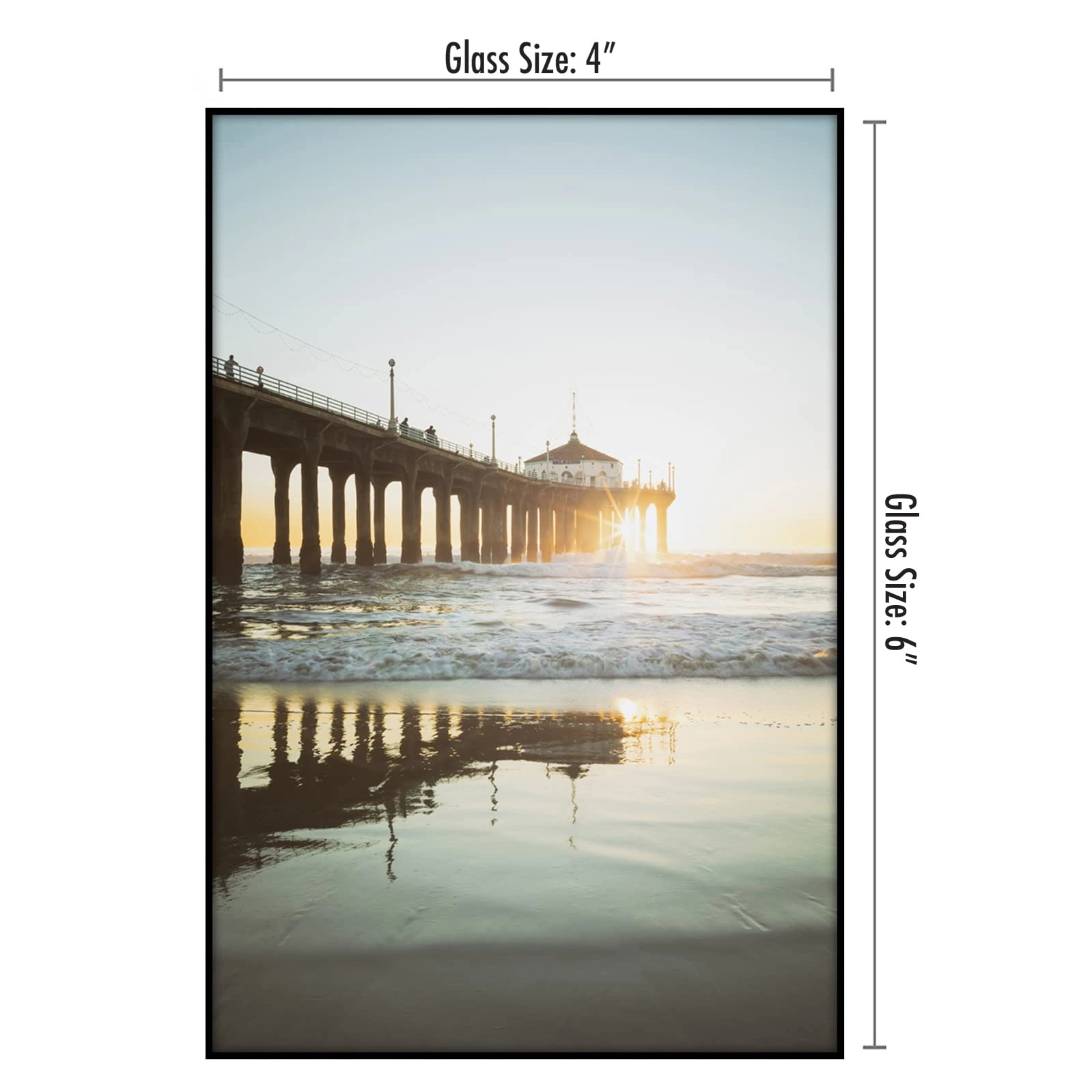 Front Loading Picture Frame - 4X6 Set