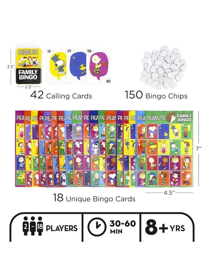 Peanuts Family Bingo