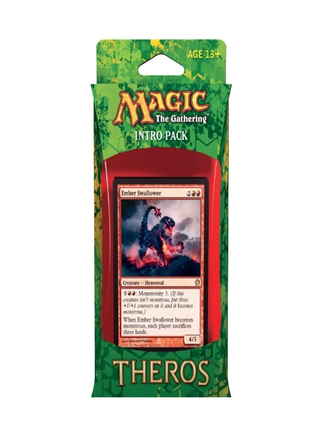 Magic: the Gathering Theros Intro Pack - Blazing Beasts of Myth Theme Deck - 2 Booster Packs