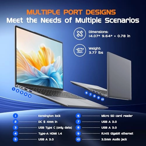 HS UL160-TY - 16'' 512GB 16GB Core i5