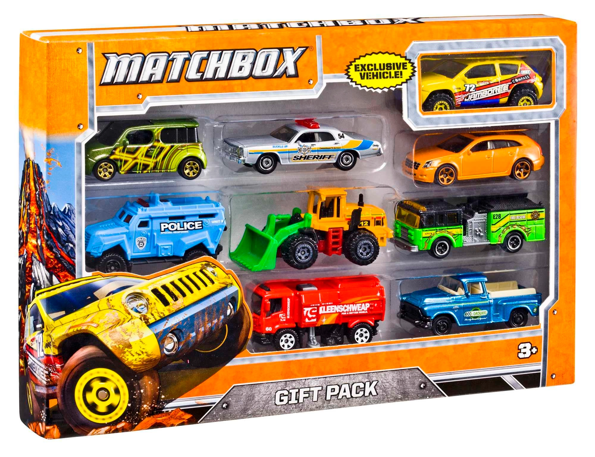 Mattel Die-Cast Toy Cars - 1:64 Scale 9-Pack