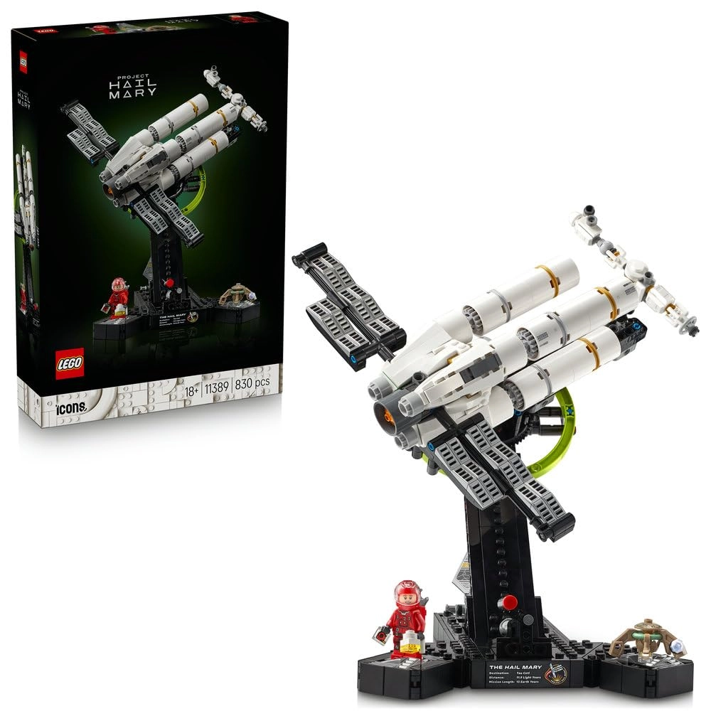 LEGO Project Hail Mary (11389) - Miniature Spaceship Model Kit Display Set Ryland Grace Minifigure