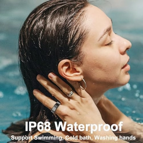 Smart Ring - LED Dispay Screen Heart Rate Sleep Tracker