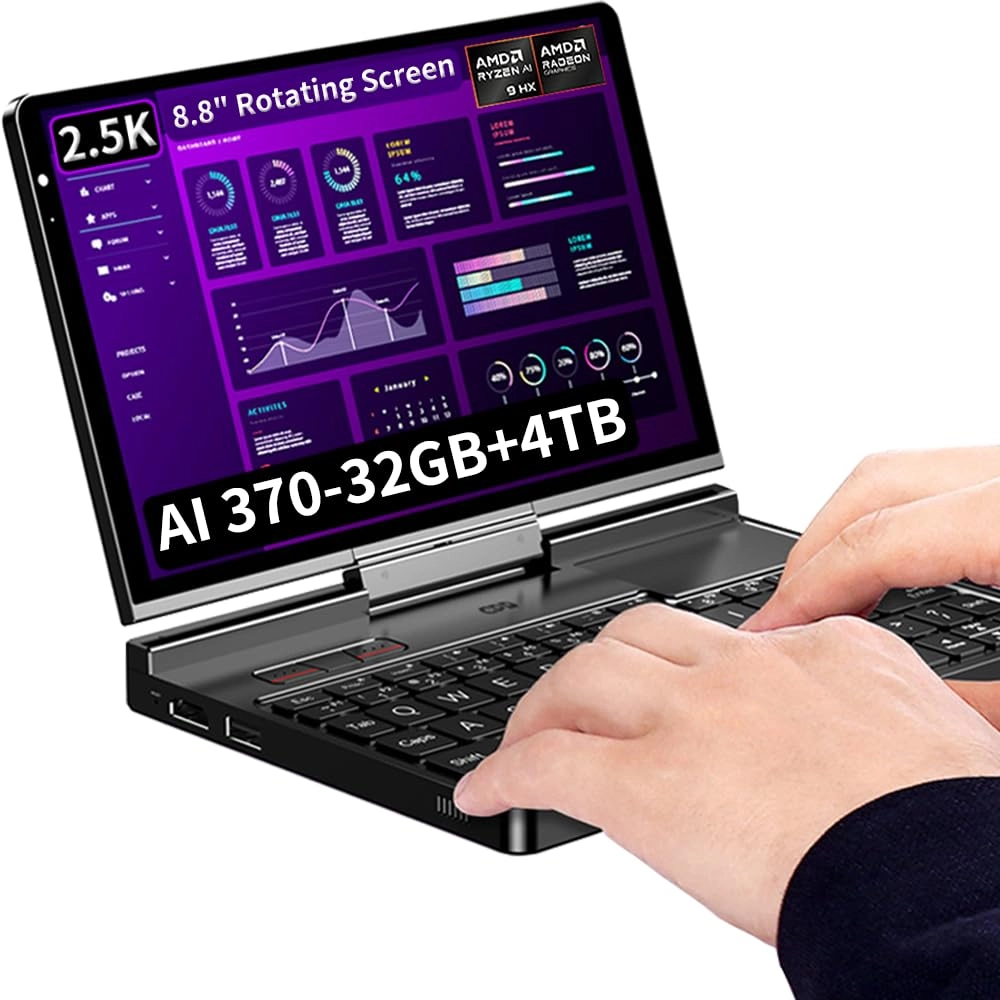 GPD Pocket 4 - 8.8'' 4 TB 32 GB AMD Ryzen A1 9 HX-370