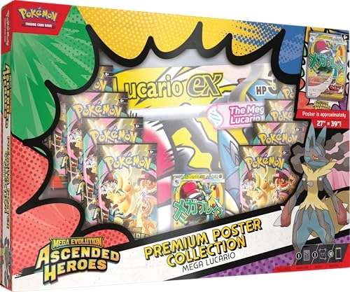 Mega Evolution Ascended Heroes Premium Poster Collection - 10pcs