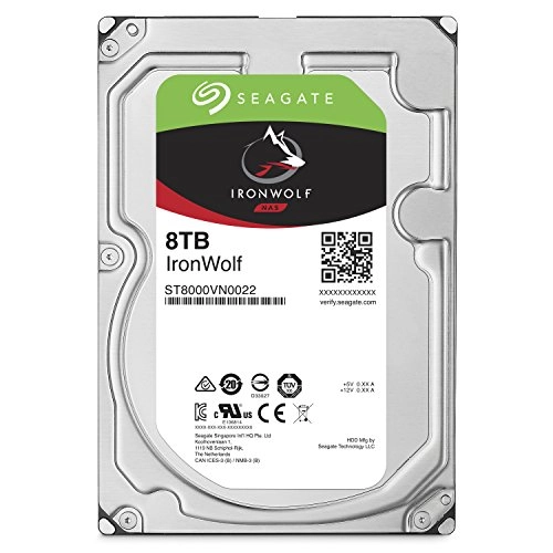 IronWolf 3.5" 5400rpm 256MB SATA 6Gb/s (ST8000VN0022) - 8 TB