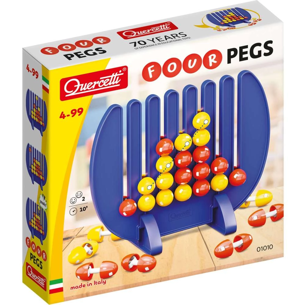 Four Pegs Game - Suitable for 4 years & above