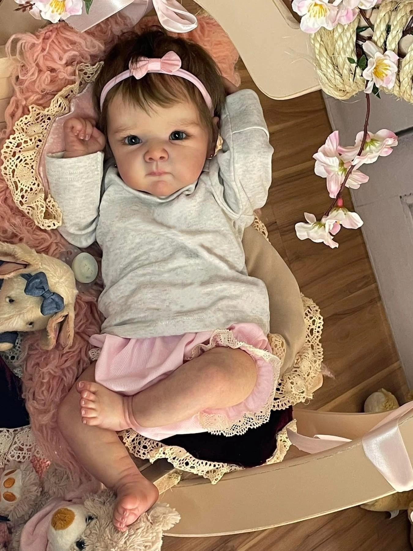 Reborn Baby Doll - 18 inch Silicone Vinyl Anatomically Correct Ages 3+