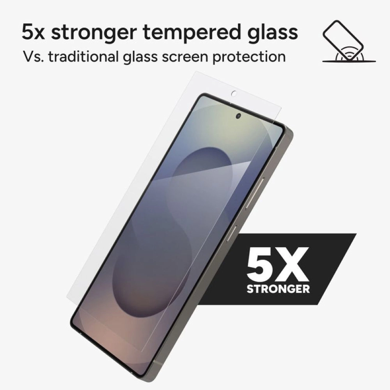 Clear Aluminosilicate Glass Screen Protector for Samsung Galaxy S25 Ultra