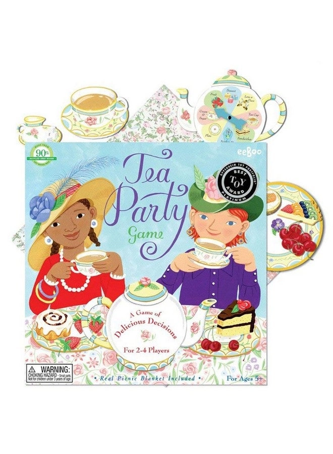 Tea Party Spinner Game - Ages 3 And Up